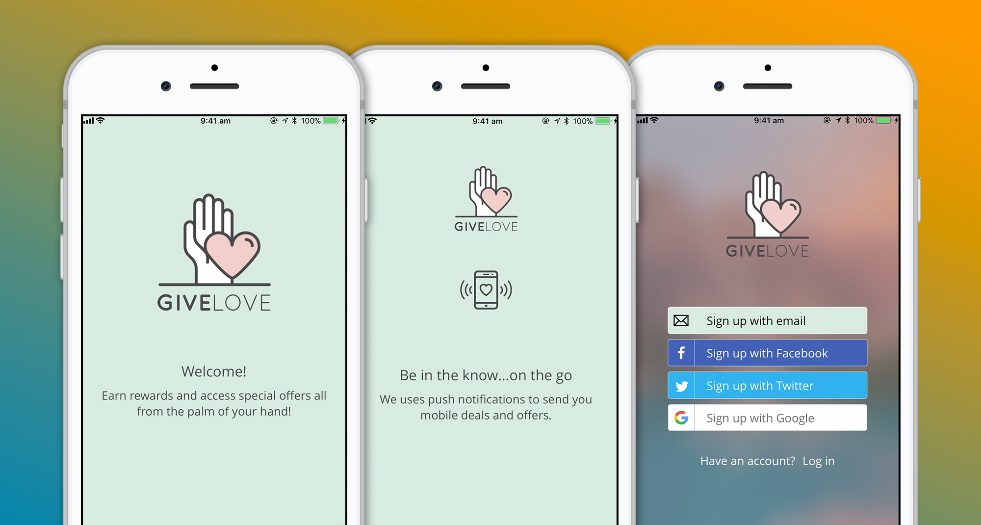 user app onboarding